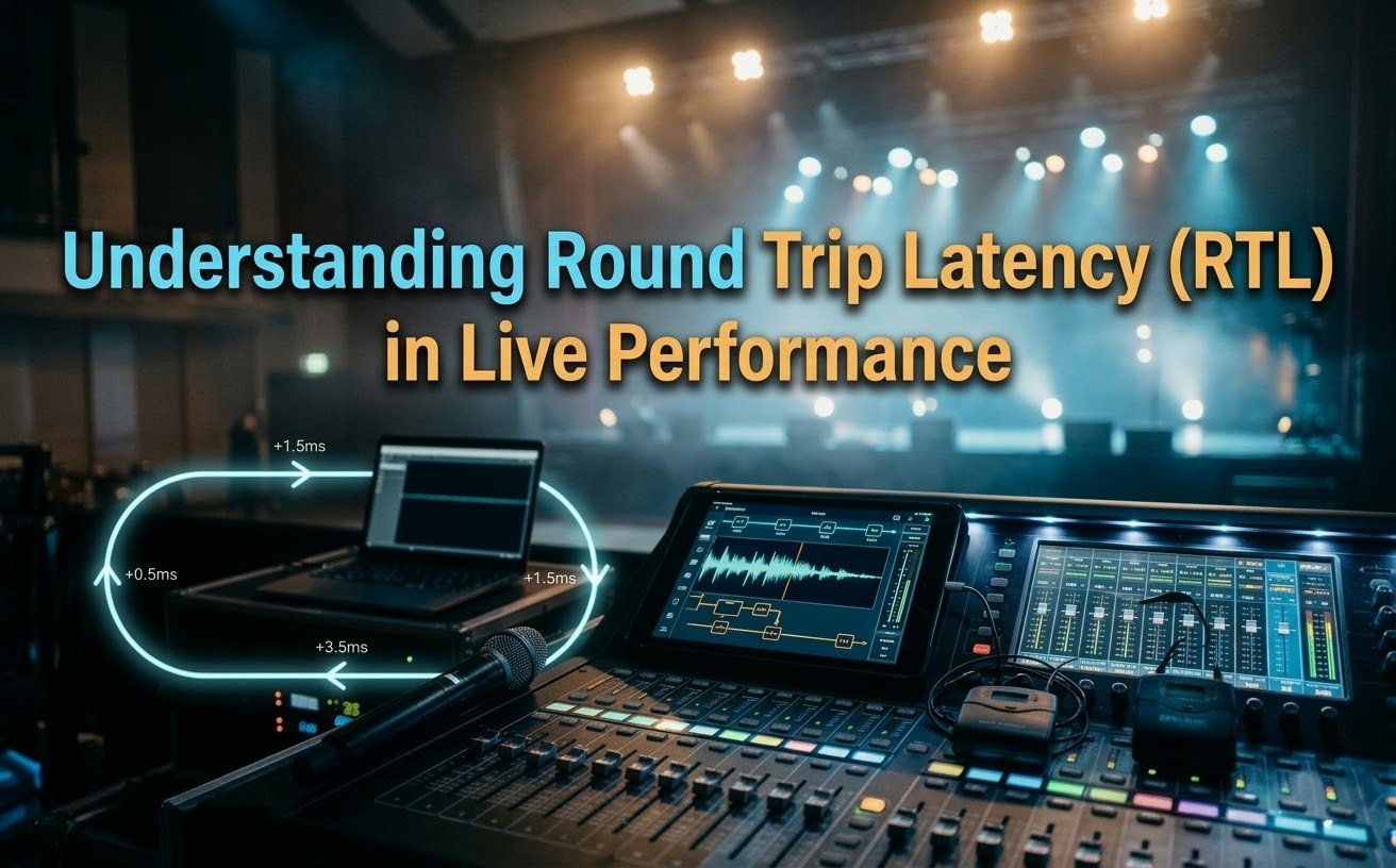 เข้าใจ Round Trip Latency (RTL) ในงานแสดงสด